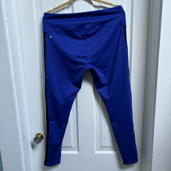 WOMENS ATHLETIC BLUE LEGGINGS Z BY ZELLA NORDSTROM BRAND SIZE XL - Picture 5 of 8
